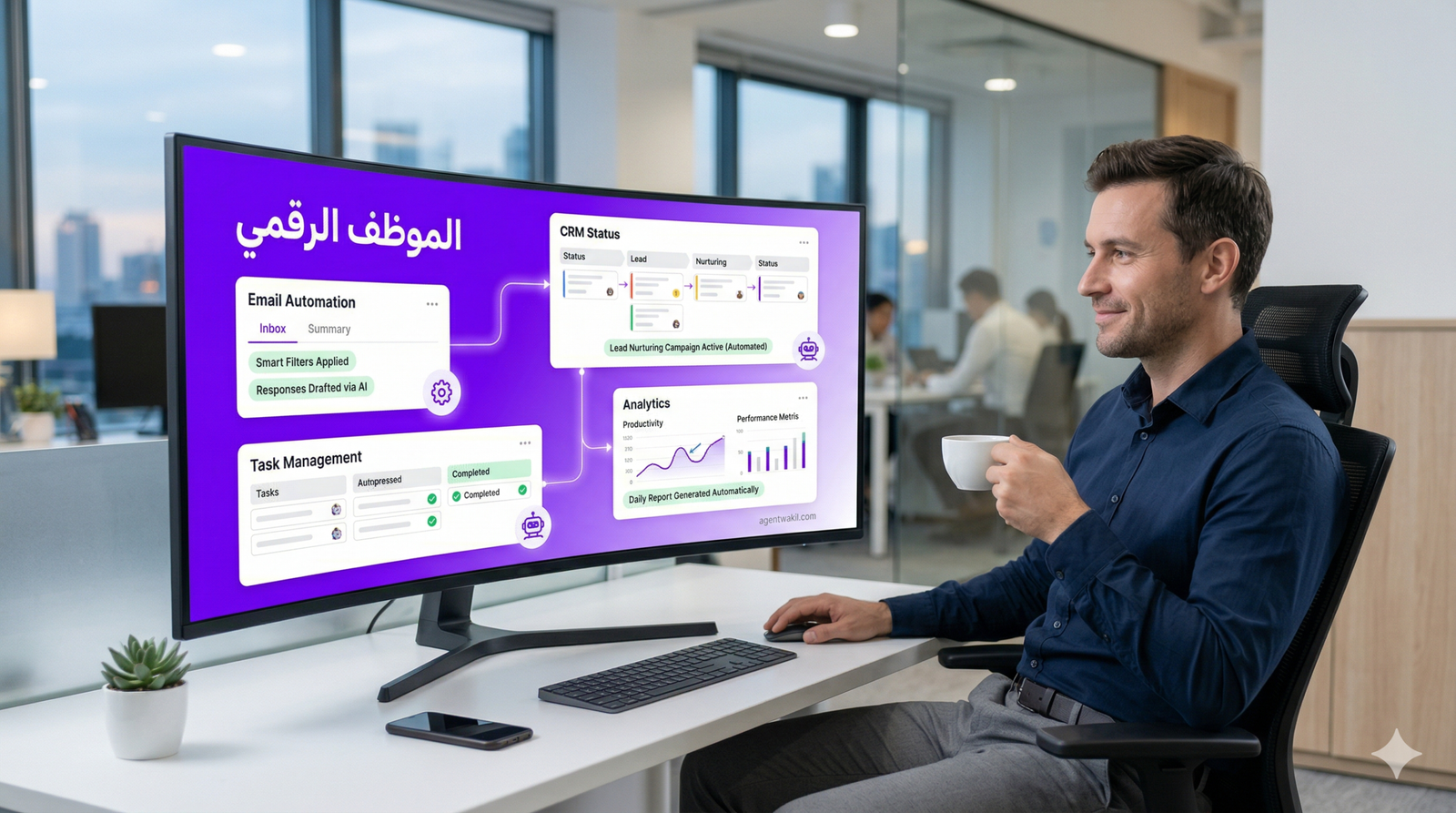 ما هو الموظف الرقمي؟ وكيف يحرر فريقك من 40 ساعة روتين أسبوعياً (دليل 2026)