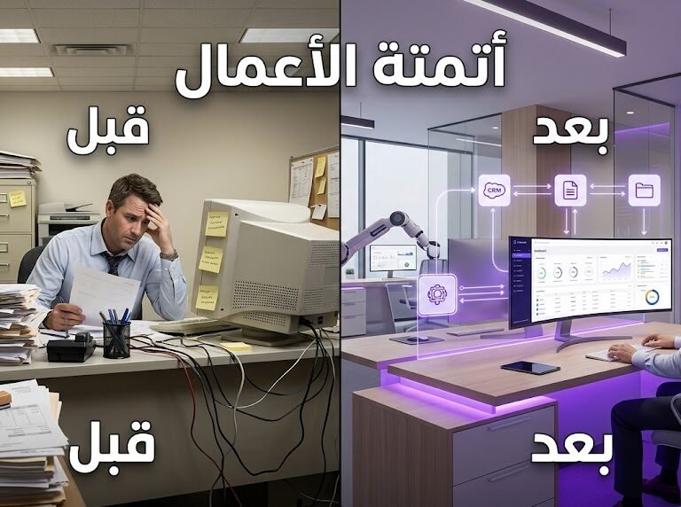 أتمتة الأعمال للشركات الصغيرة: كيف توفر 30 ساعة أسبوعياً بـ $17 فقط؟